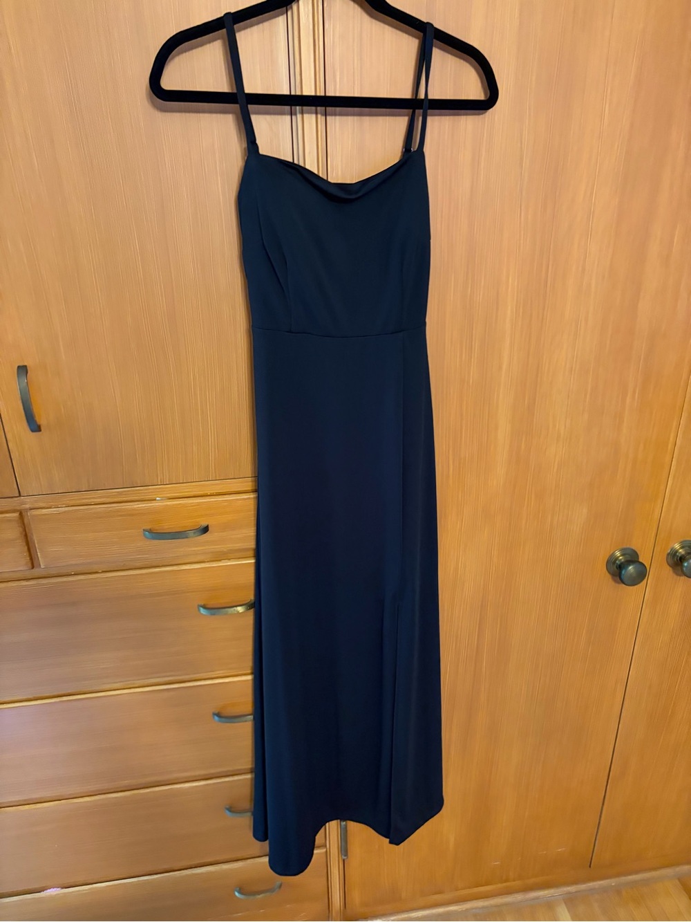 Birdy Grey Black Cowl Neck Maxi Dress